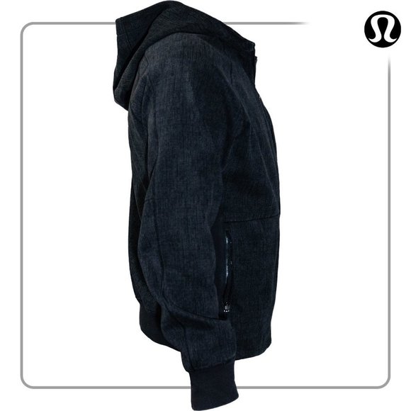 Lululemon Men's Gray Zip Hoodie (size L) - Picture 2 of 3